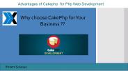 Benefits of Cakephp Development