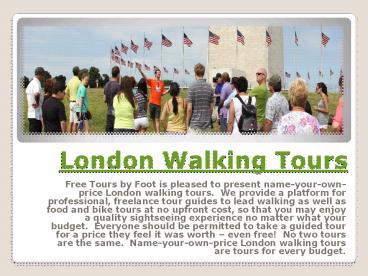 London Walking Tours