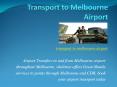 transport to melbourne airport