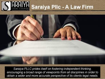 Saraiya Pllc - Probate Law & family law
