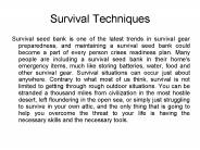 Survival Kit - Everyone Should Own One