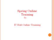 Better Spring Online Training | Spring Course Online