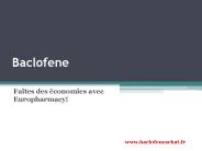Baclofene Achat