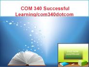 COM 340 Successful Learning/com340dotcom