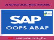sap abap oops online training in singapore