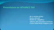 Advance Tax liabilty