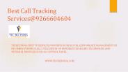 TecBiz India, Virtual Call Tracking Solutions
