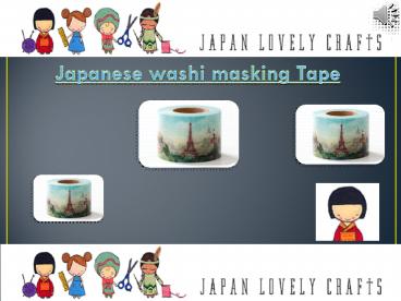 Japanese Washi Masking Tape Online