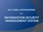 ISO 27001 Certification for Information Security