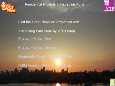 VTP Rising East | 3BHK Residential Projects in Hadapsar Pune