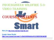 ProEngineer Wildfire 5.0- Video Training