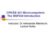 CPE/EE%20421%20Microcomputers:%20The%20MSP430%20Introduction