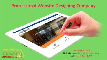 Professional Website Designing Company Buffalo, USA