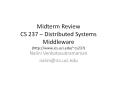 Midterm Review CS 237  PowerPoint PPT Presentation