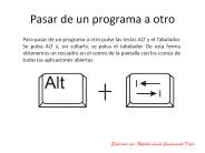 Pasar de un programa a otro