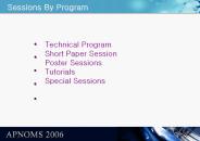 Sessions By Program