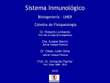 Sistema Inmunol