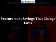 Procurement Savings That Change Lives