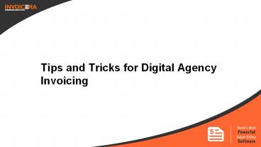 Digital Agency Invoicing – Tips and Tricks for 2016