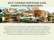 Do It Yourself Loan Modification Is Not Rocket Science!