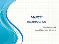 MyNCBI Introduction PowerPoint PPT Presentation