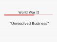 World War II PowerPoint PPT Presentation
