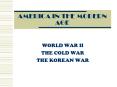 AMERICA IN THE MODERN AGE PowerPoint PPT Presentation