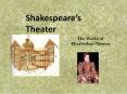 Shakespeare PowerPoint PPT Presentation