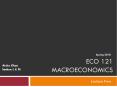 ECO 121 Macroeconomics PowerPoint PPT Presentation