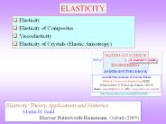 ELASTICITY