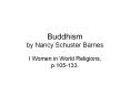 Buddhism by Nancy Schuster Barnes PowerPoint PPT Presentation