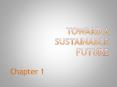Toward a Sustainable Future PowerPoint PPT Presentation