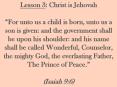 Lesson 3: Christ is Jehovah  PowerPoint PPT Presentation