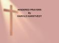 HINDERED PRAYERS PowerPoint PPT Presentation