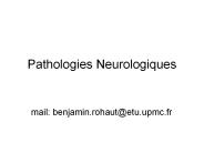 Pathologies Neurologiques