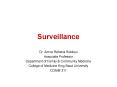 Surveillance PowerPoint PPT Presentation