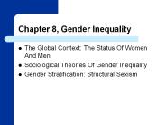 Chapter 8, Gender Inequality