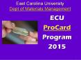 East Carolina University Dept of Materials Management PowerPoint PPT Presentation