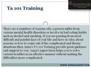 TA 101 Training