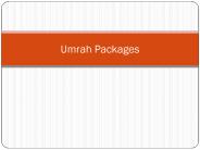 Umrah Packages