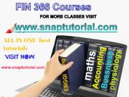 FIN 366 Academic Success /snaptutorial