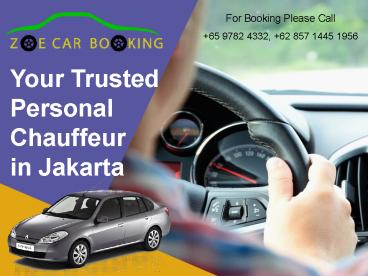 Jakarta Transport | International Airport Transfer Jakarta