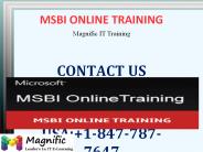 MSBI Online Training in Canada