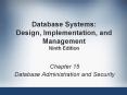 Database Systems: Design, Implementation, and Management Ninth Edition PowerPoint PPT Presentation