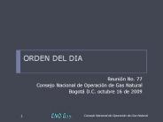 ORDEN DEL DIA