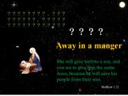 Away in a manger