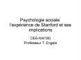 Psychologie sociale: l'exp PowerPoint PPT Presentation