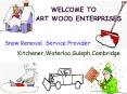 Snow Removal Services Kitchener, Waterloo - Art Wood Enterprises PowerPoint PPT Presentation