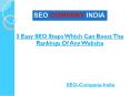 5 Easy SEO Steps Which Can Boost The Rankings Of Any Website PowerPoint PPT Presentation