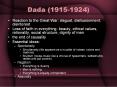 Dada (1915-1924) PowerPoint PPT Presentation
